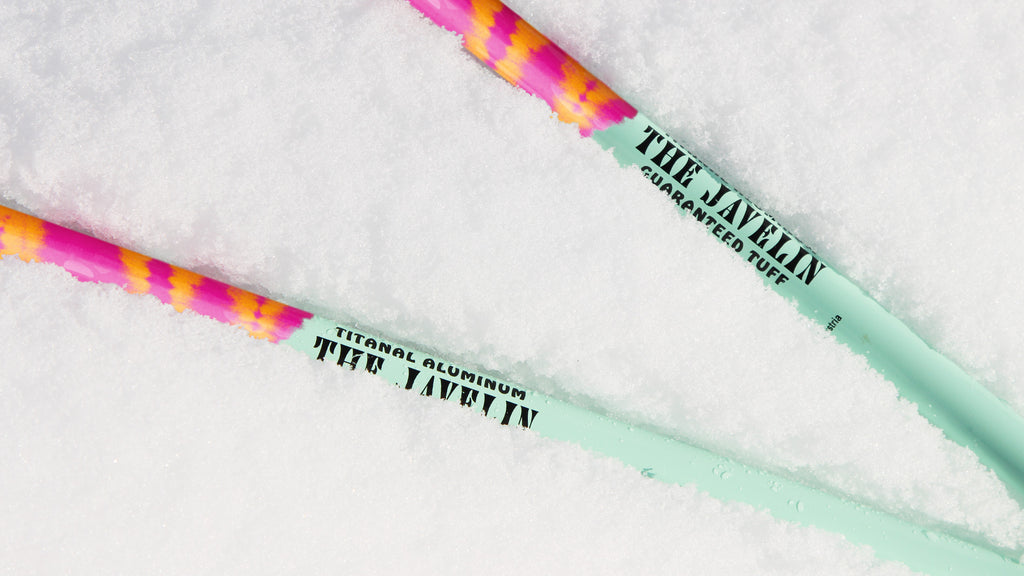 Javelin Ski Poles "Tie Dye"