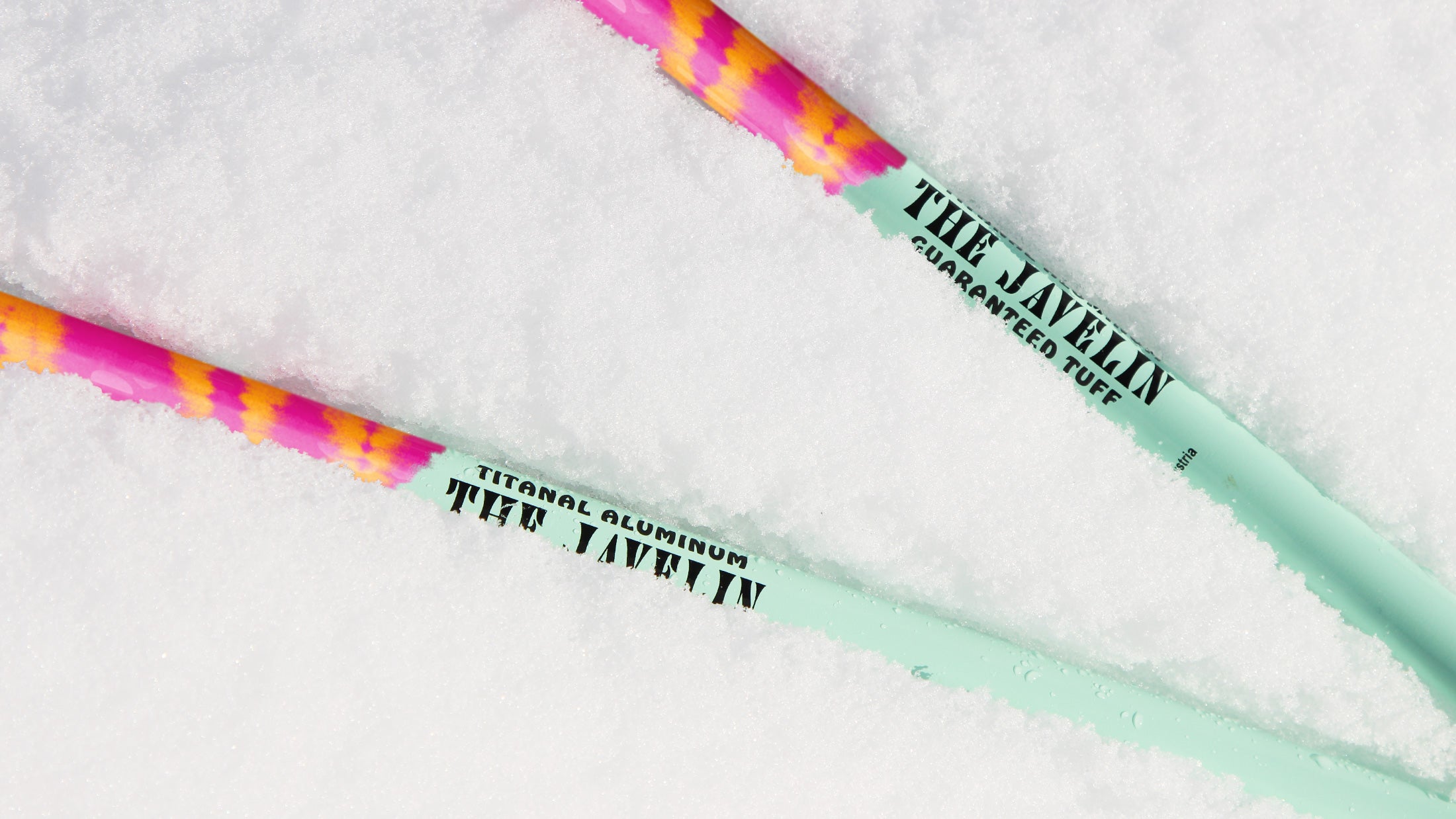 Javelin Ski Poles "Tie Dye"