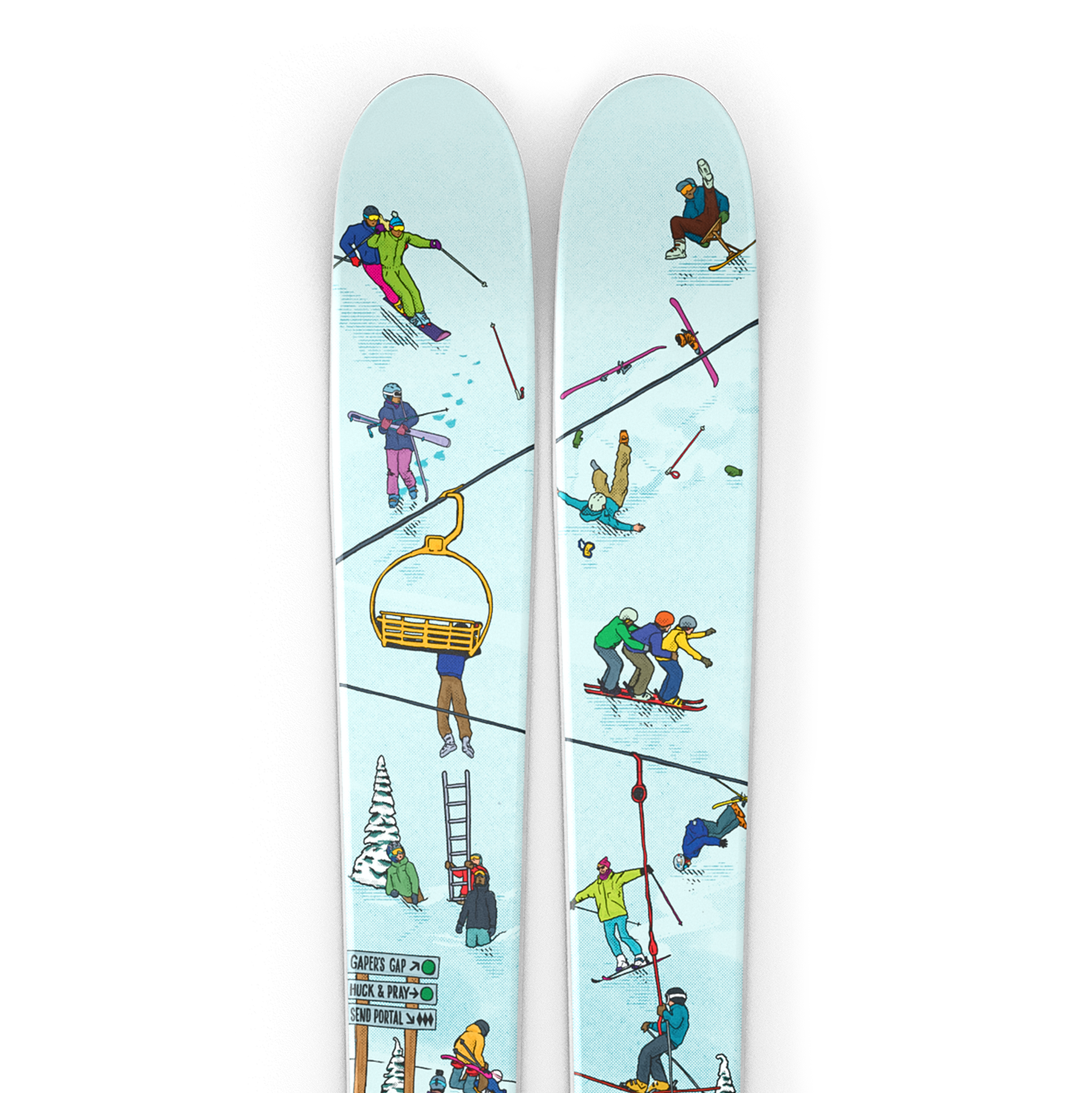 The Joyride "YARDSALE" Jerry of the Day x J Collab Limited Edition Ski