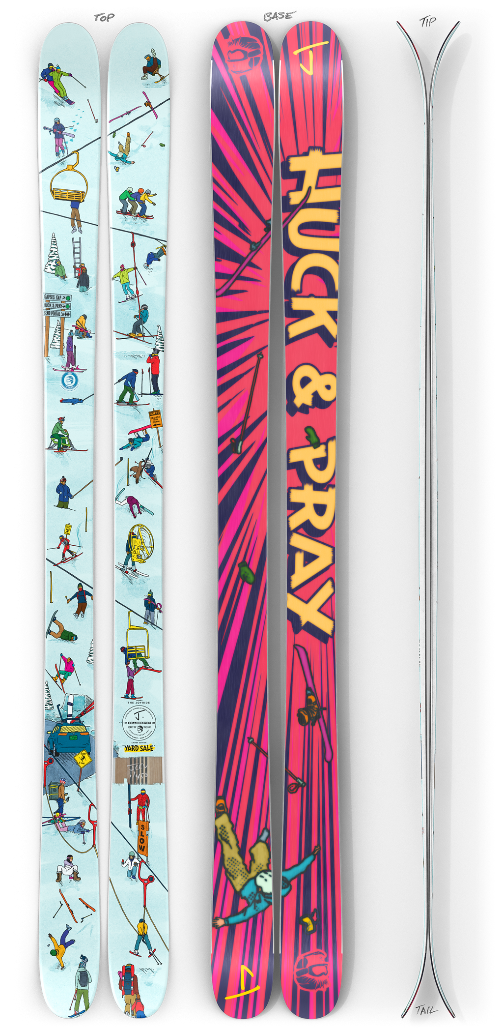 The Joyride "YARDSALE" Jerry of the Day x J Collab Limited Edition Ski