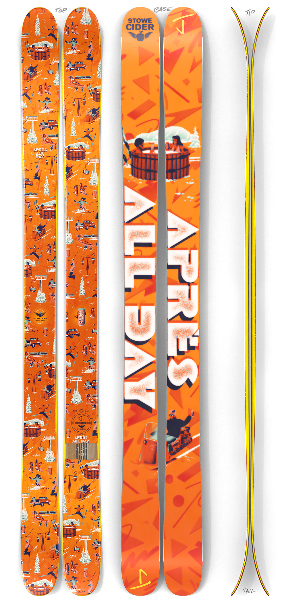 The Allplay "APRÈS ALL DAY" Stowe Cider x J Collab Limited Edition Ski