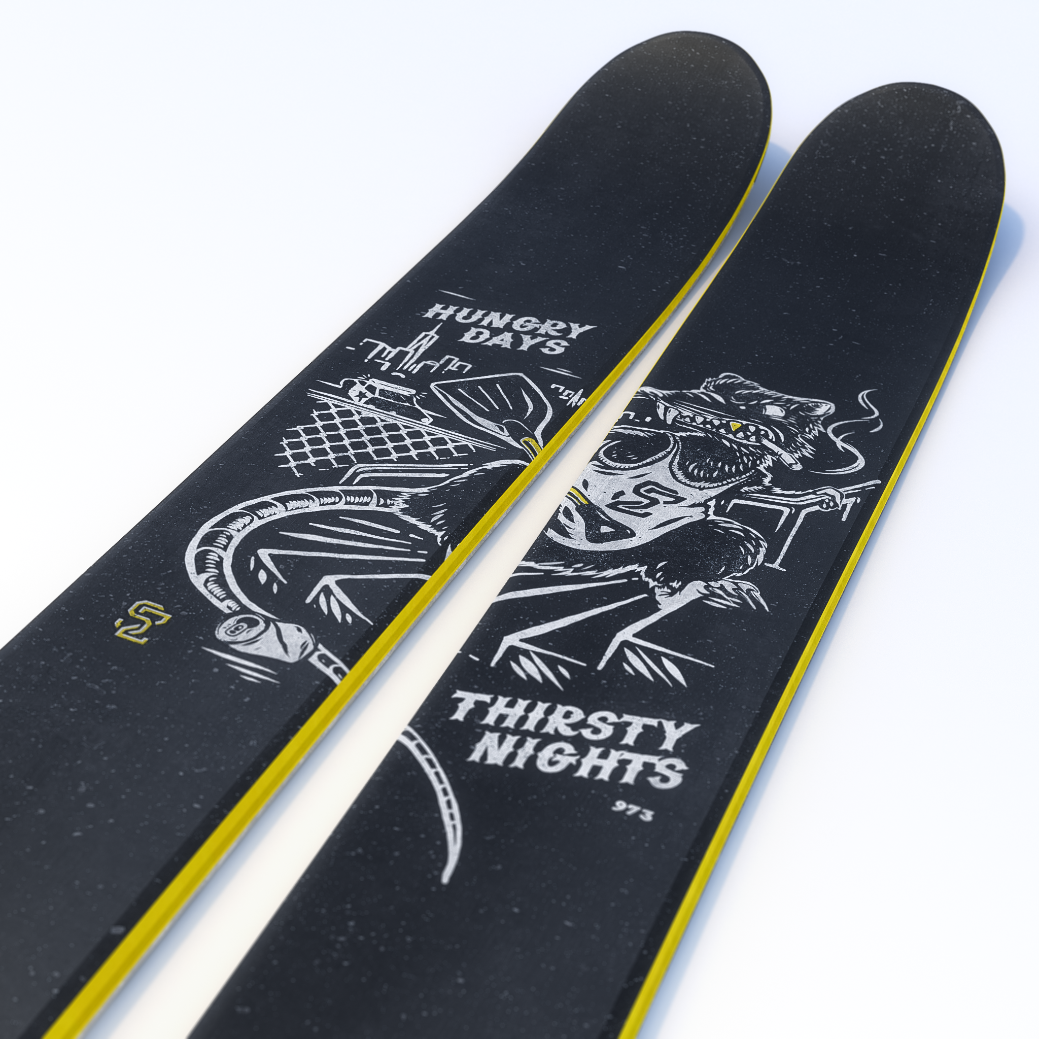 The Allplay "STREET RAT" Sam Zahner x J Collab Limited Edition Ski
