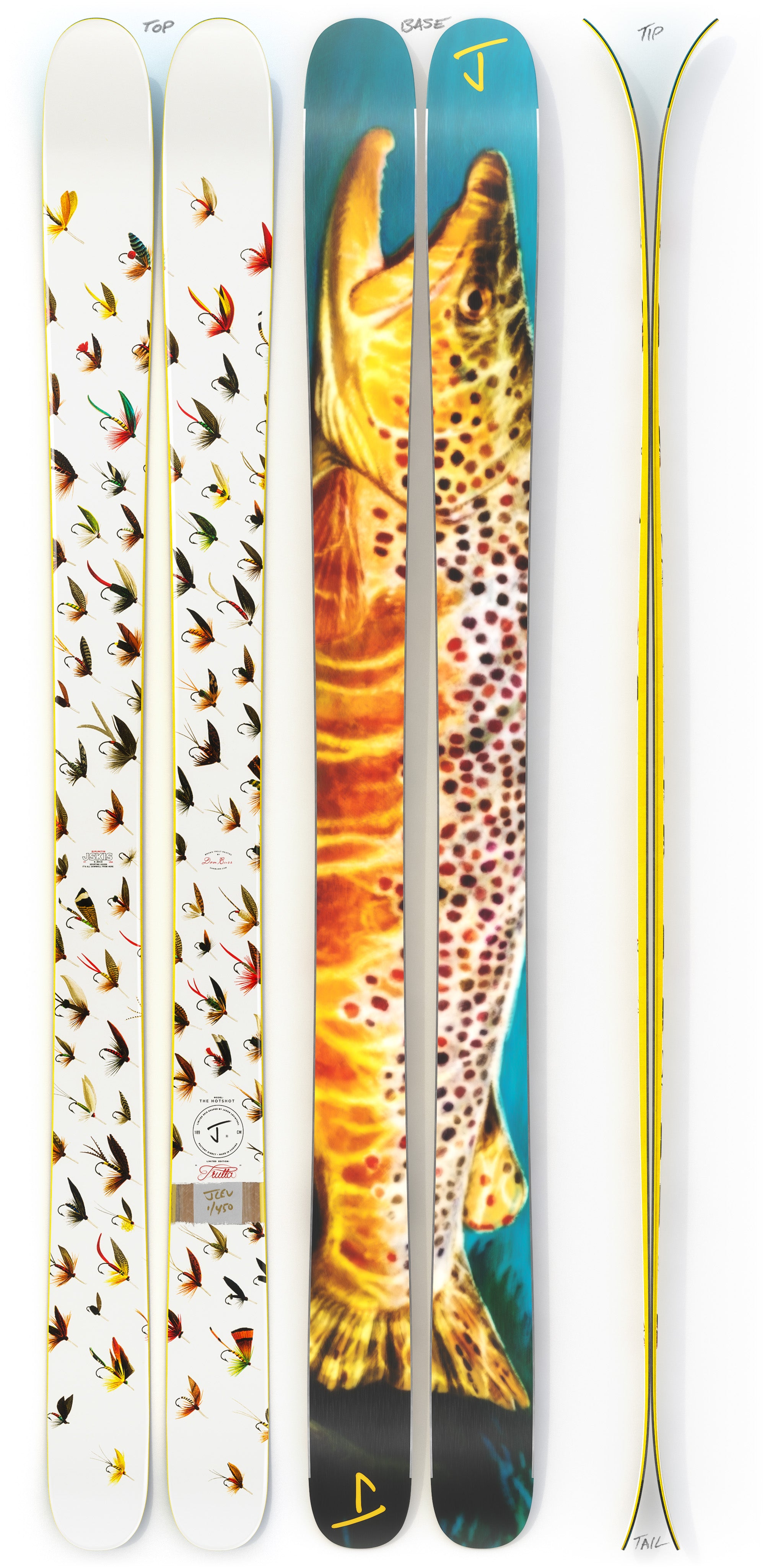 The Hotshot "TRUTTA" Dan Burr x J Collab Limited Edition Ski