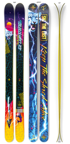 The Masterblaster "ICE LIGHTNING" Ski The East x J Collab Limited Edition Ski