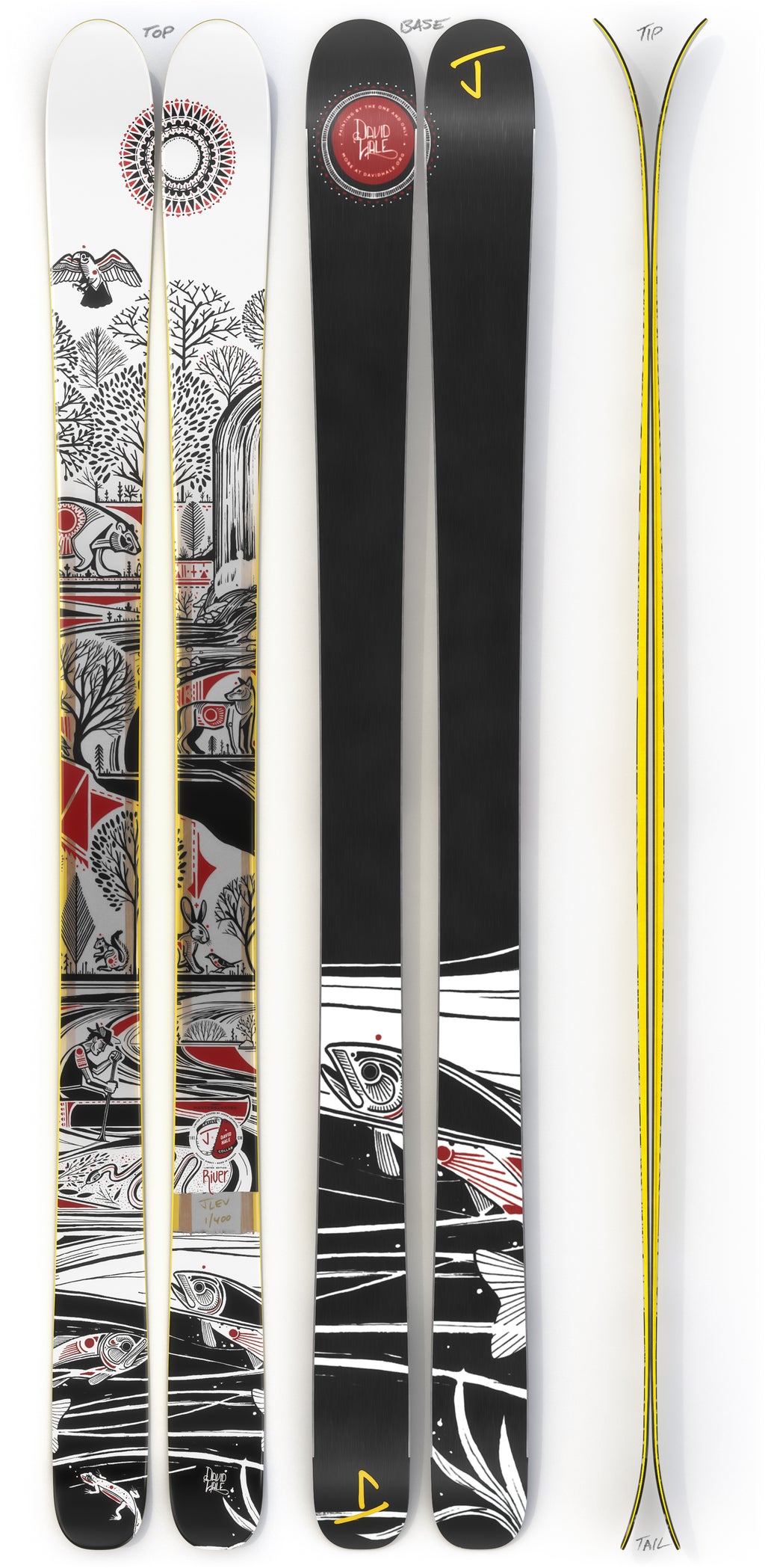 The Masterblaster "RIVER" David Hale x J Collab Limited Edition Ski