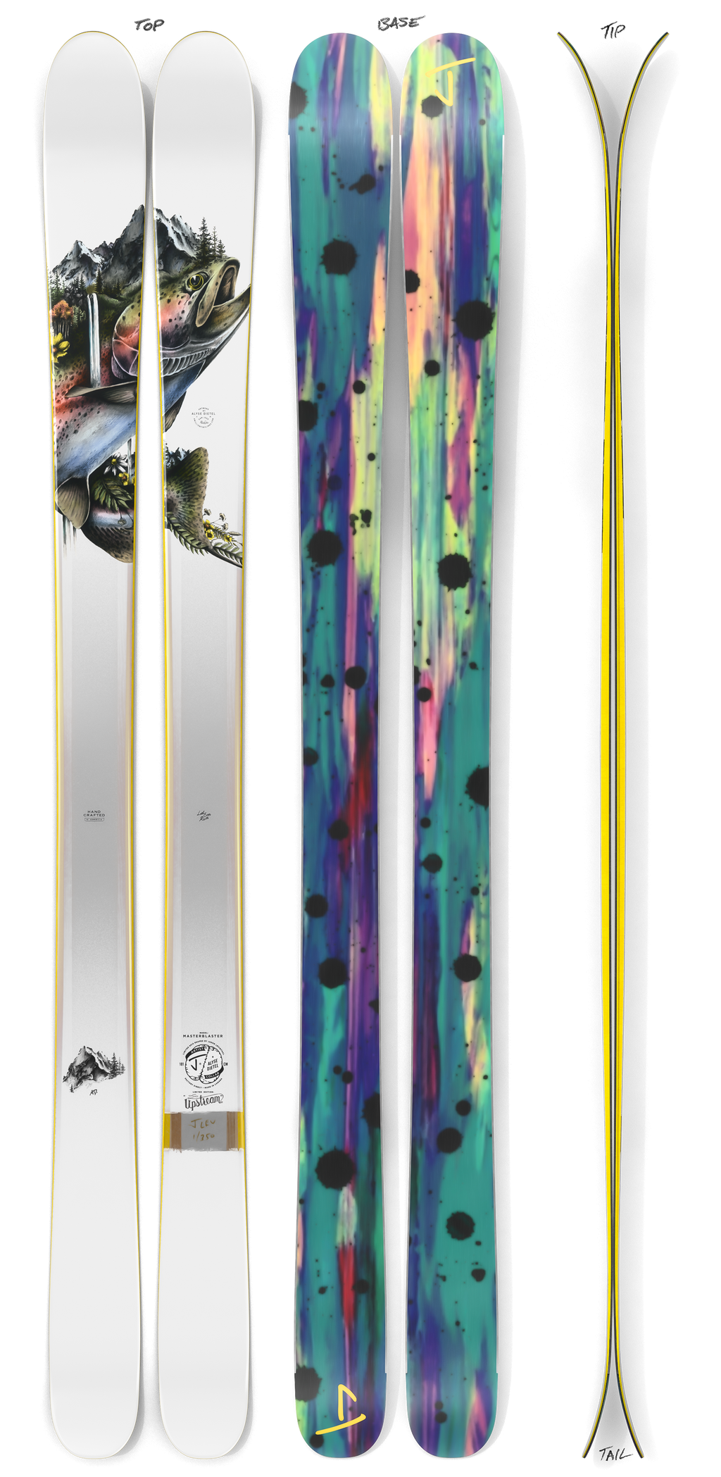 The Masterblaster "UPSTREAM" Alyse Dietel x J Collab Limited Edition Ski