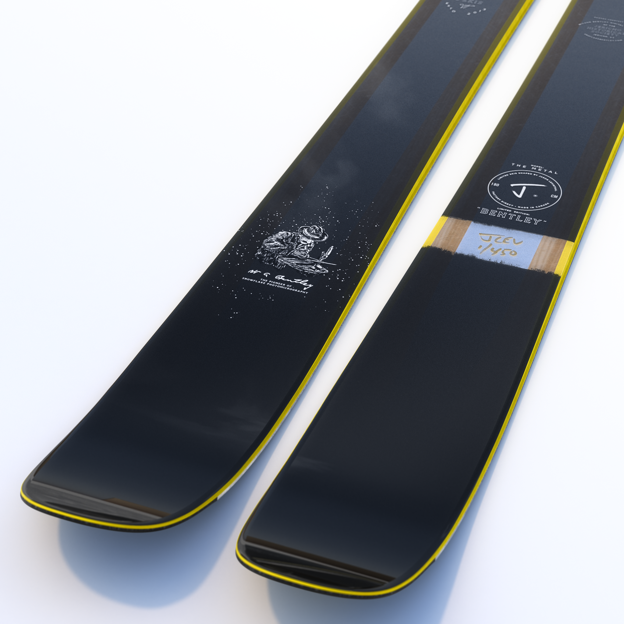 The Metal "BENTLEY" Snowflake Bentley x J Collab Limited Edition Ski