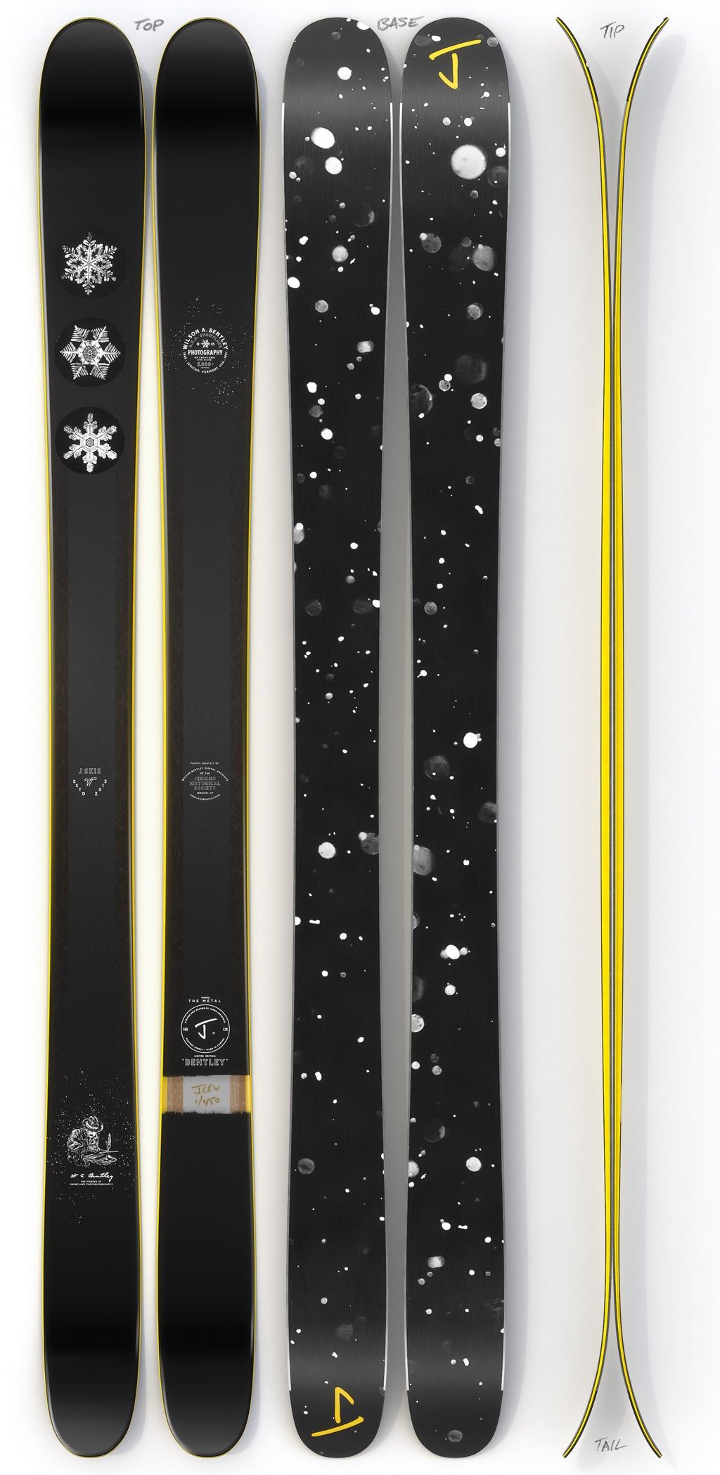 The Metal "BENTLEY" Snowflake Bentley x J Collab Limited Edition Ski