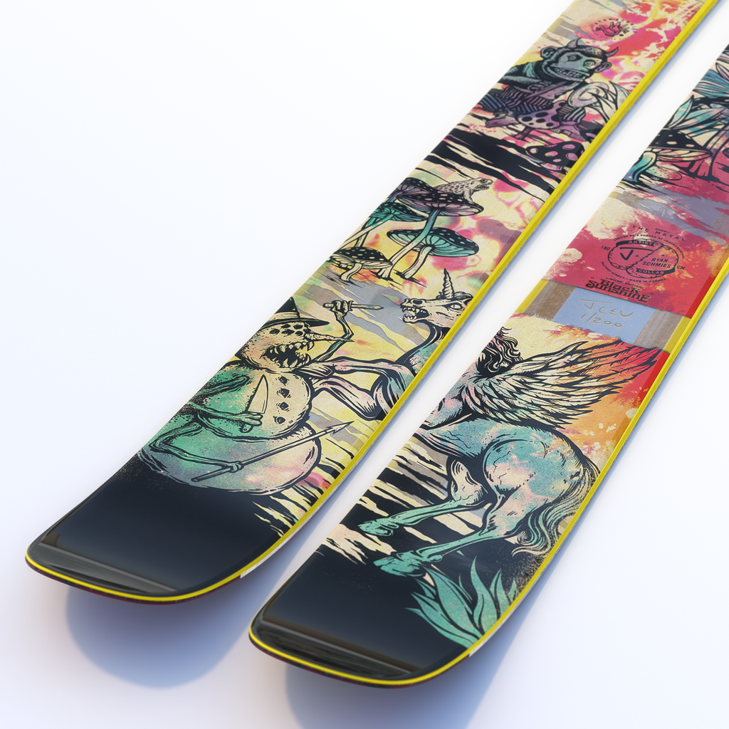 The Metal "BLACK SUNSHINE" Ryan Schmies x J Collab Limited Edition Ski