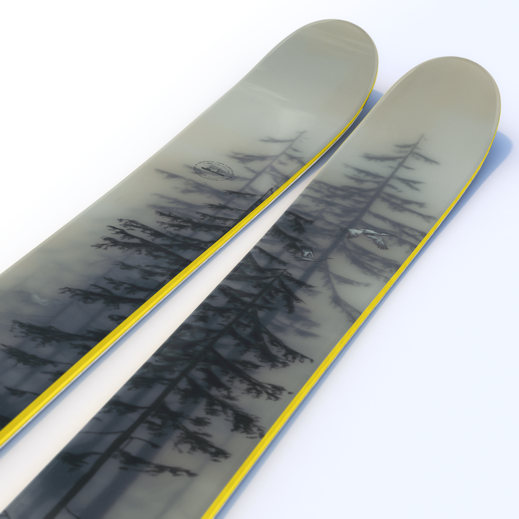 The Metal "LONE PINE" Brooks Salzwedel x J Collab Limited Edition Ski