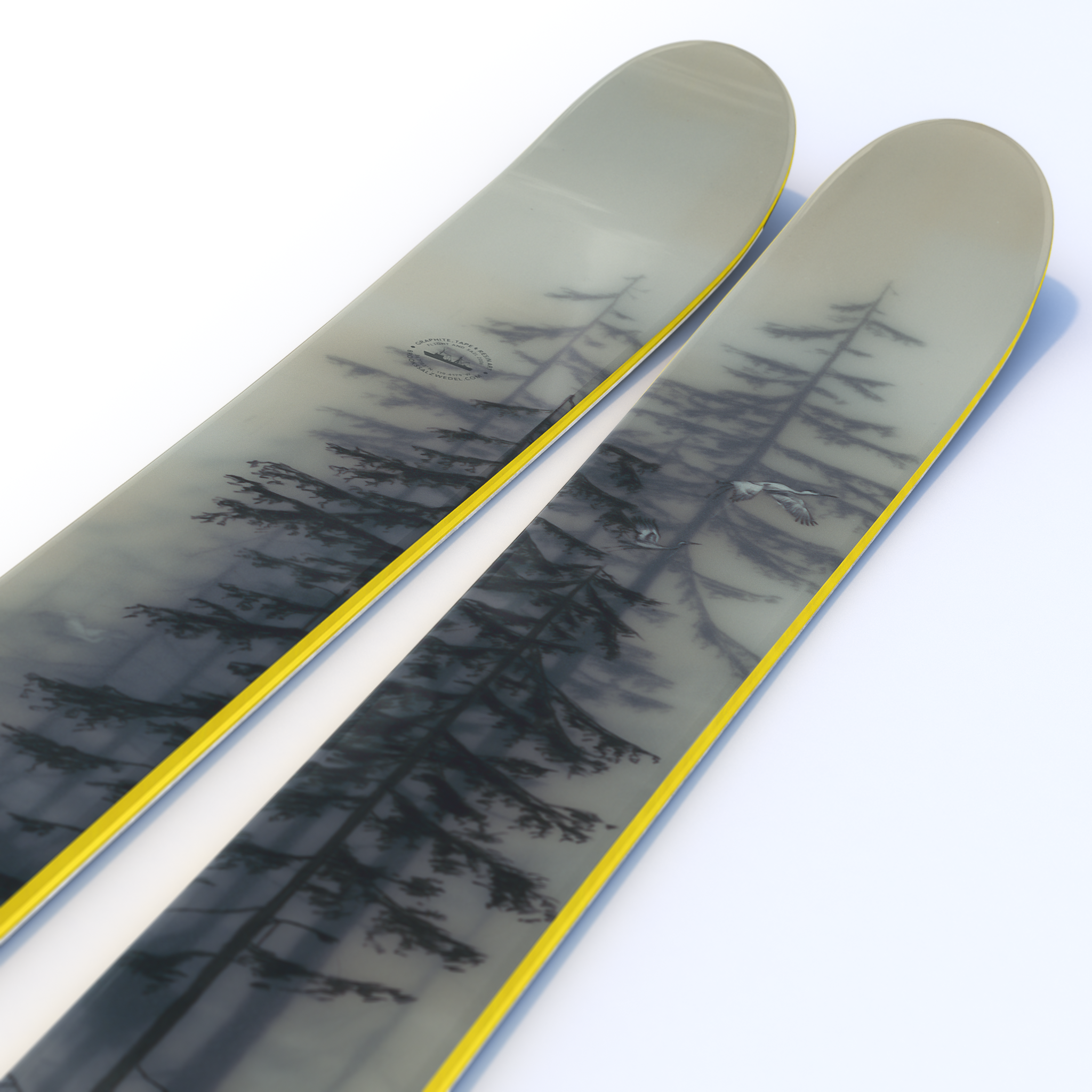 The Metal "LONE PINE" Brooks Salzwedel x J Collab Limited Edition Ski
