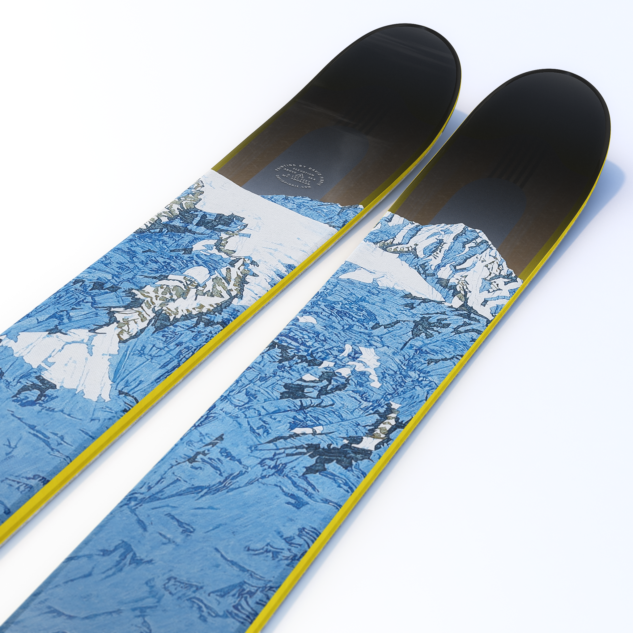 The Metal "SHUKSAN" David Pirrie x J Collab Limited Edition Ski