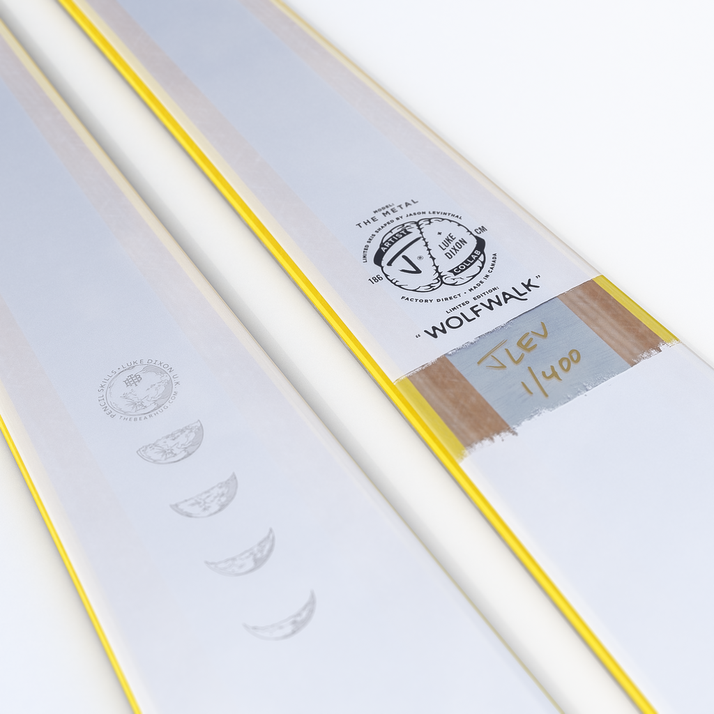 The Metal "WOLF WALK" Luke Dixon x J Collab Limited Edition Ski