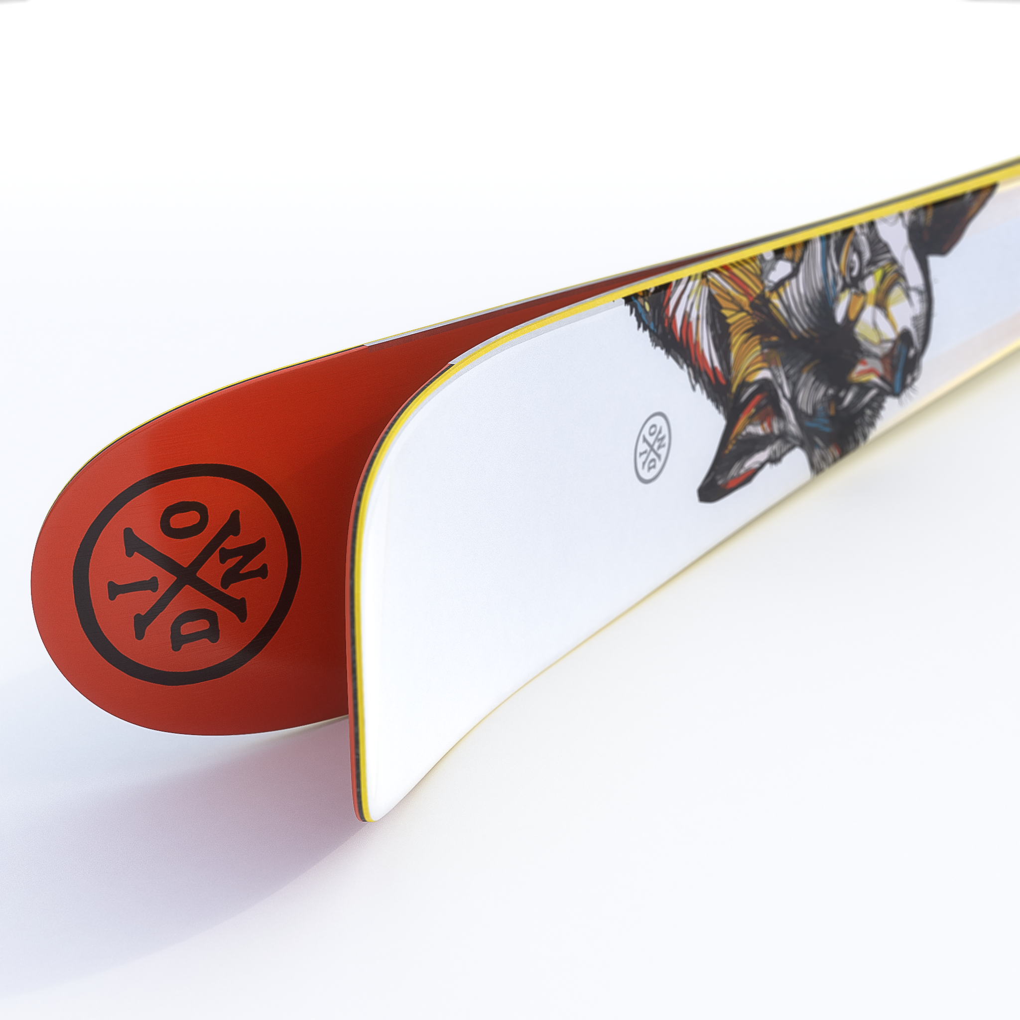 The Metal "WOLF WALK" Luke Dixon x J Collab Limited Edition Ski