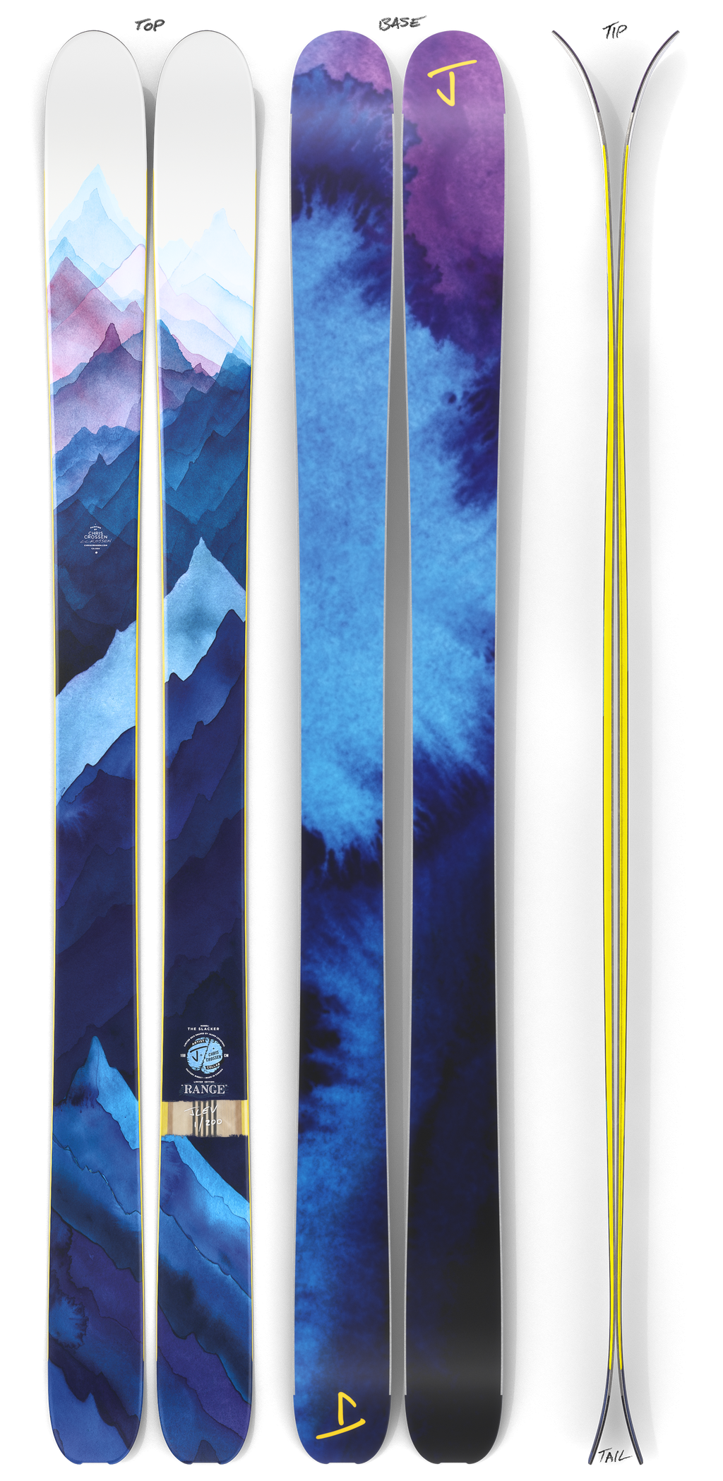 The Slacker "RANGE" Chris Crossen x J Collab Limited Edition Ski