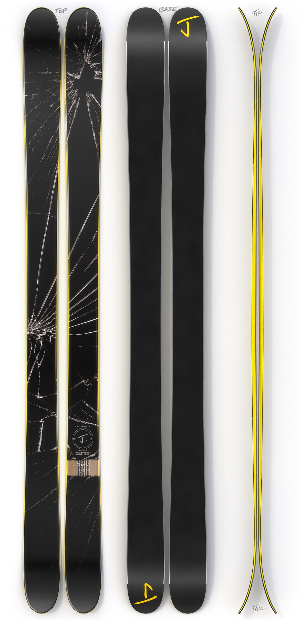 The Whipit "SHATTERED" J Limited Edition Ski