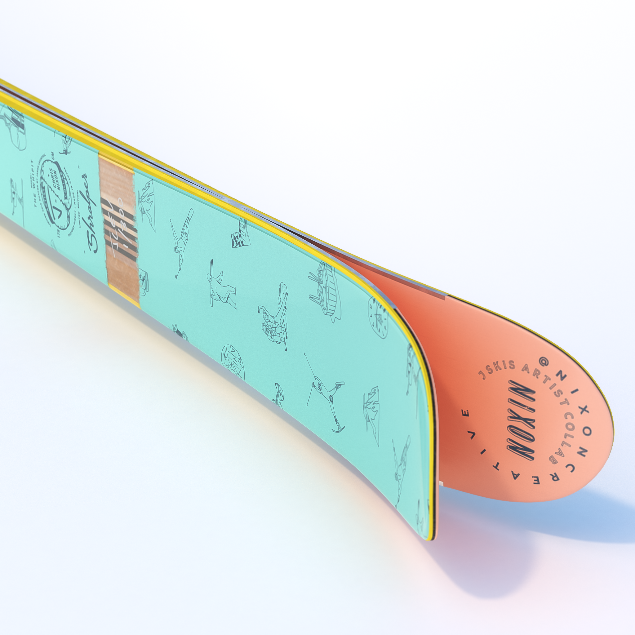 The Whipit "SHRALPER" Chris Nixon x J Collab Limited Edition Ski