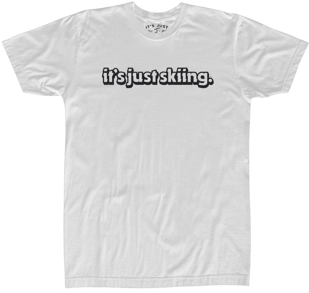 Just Skiing Tee - White