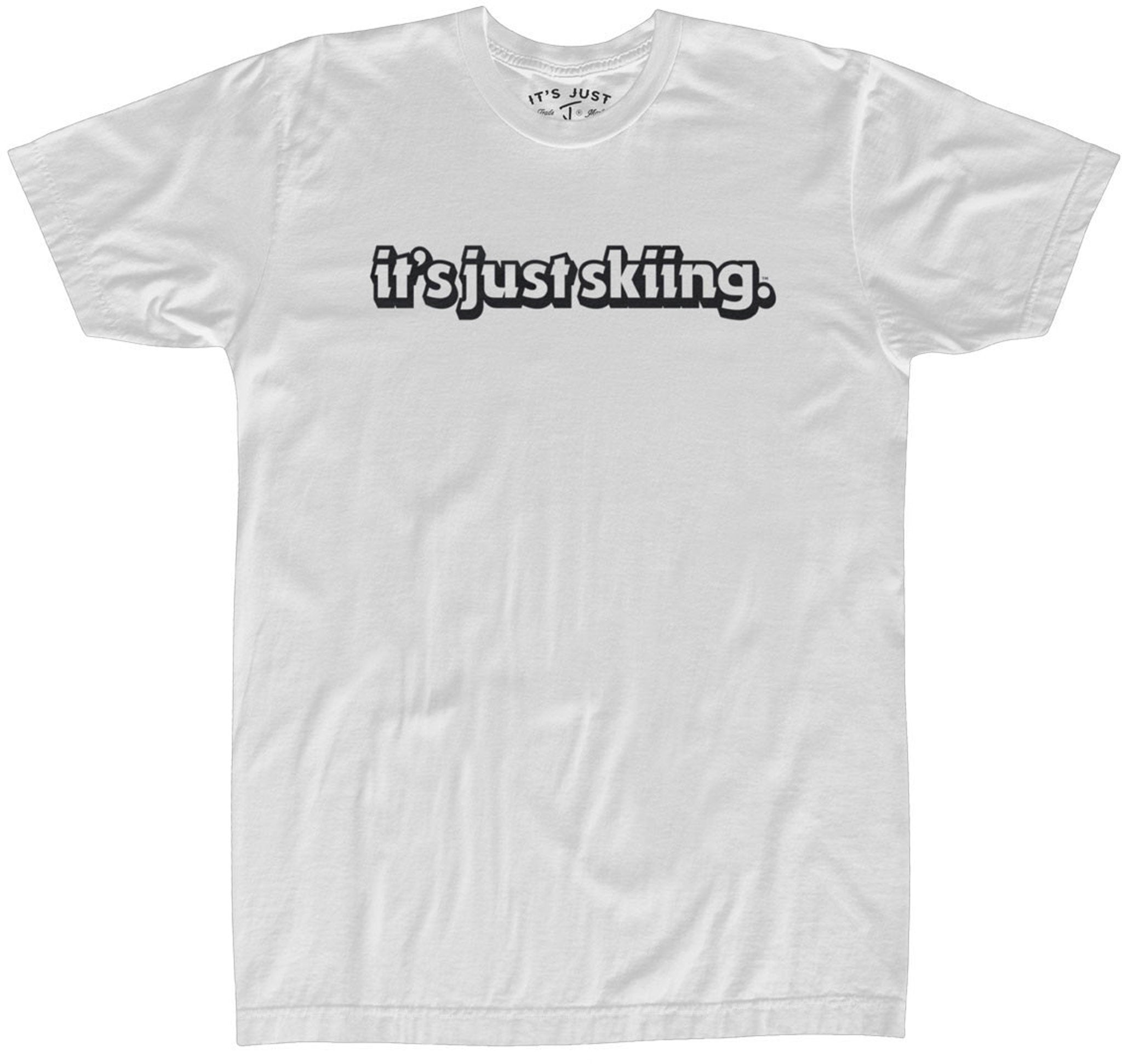 Just Skiing Tee - White