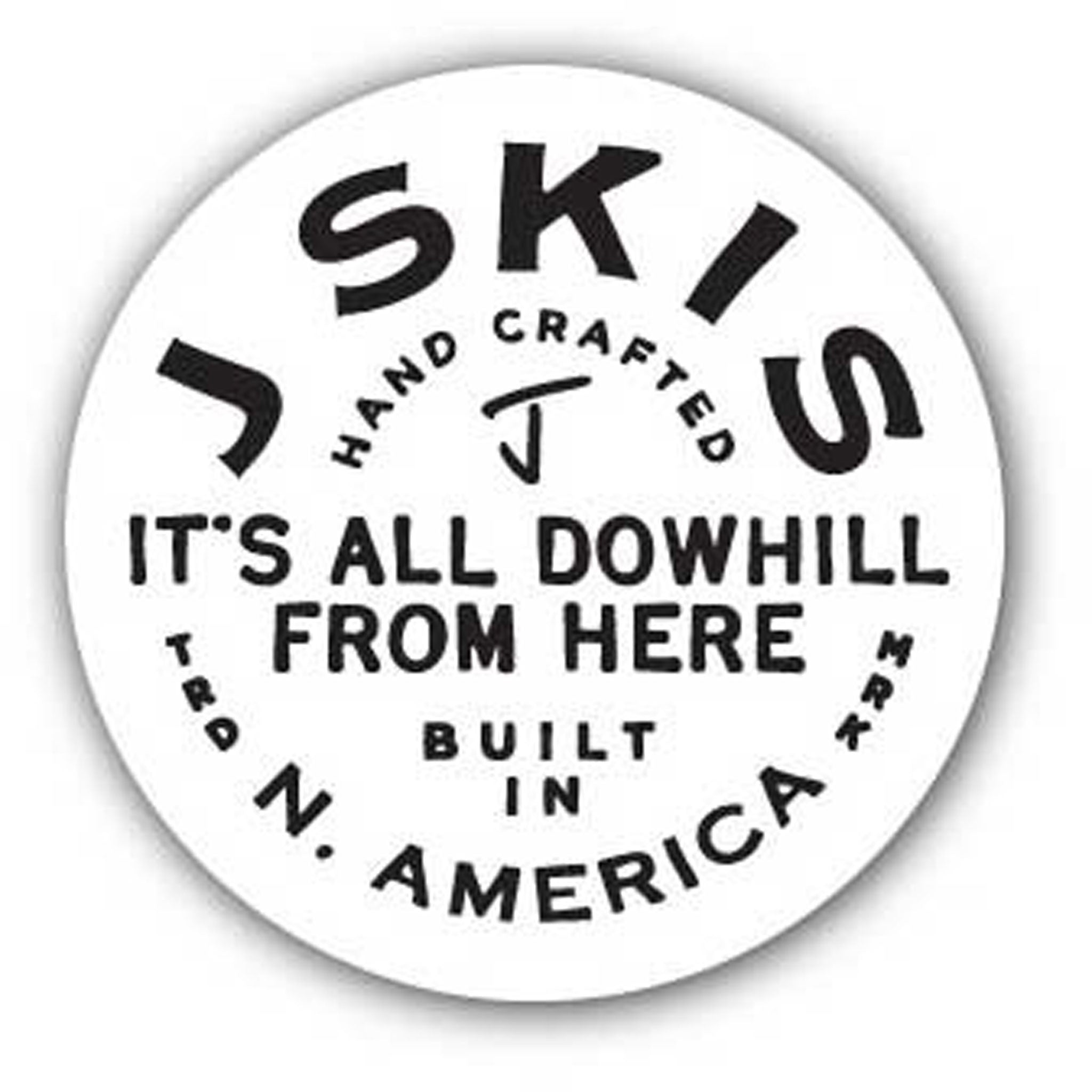 Downhill Sticker