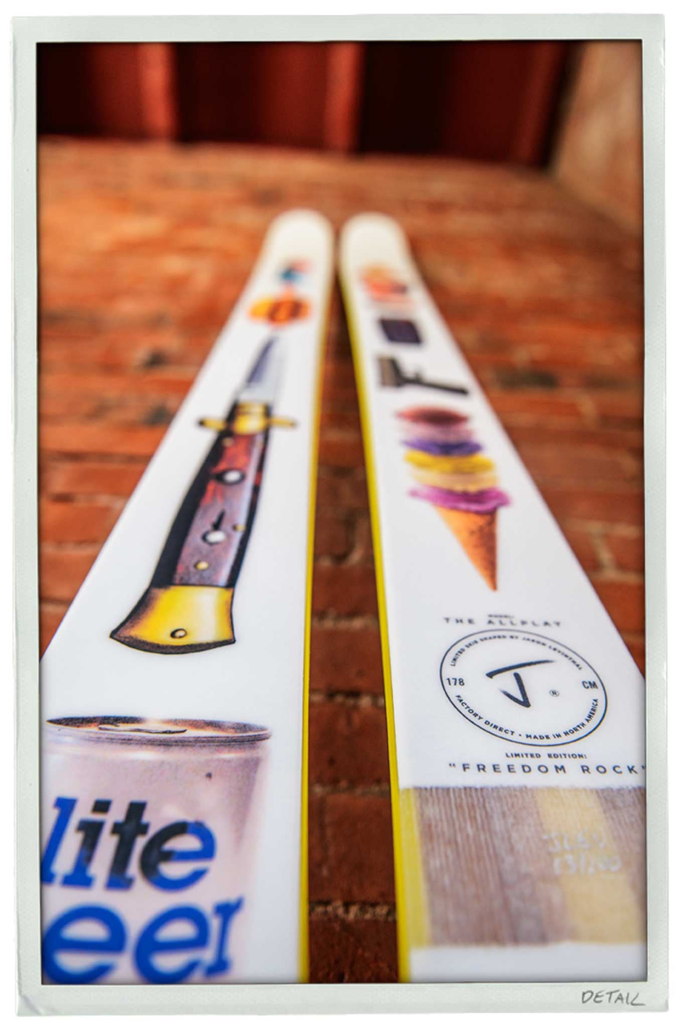 The Allplay "FREEDOM ROCK" Limited Edition Ski