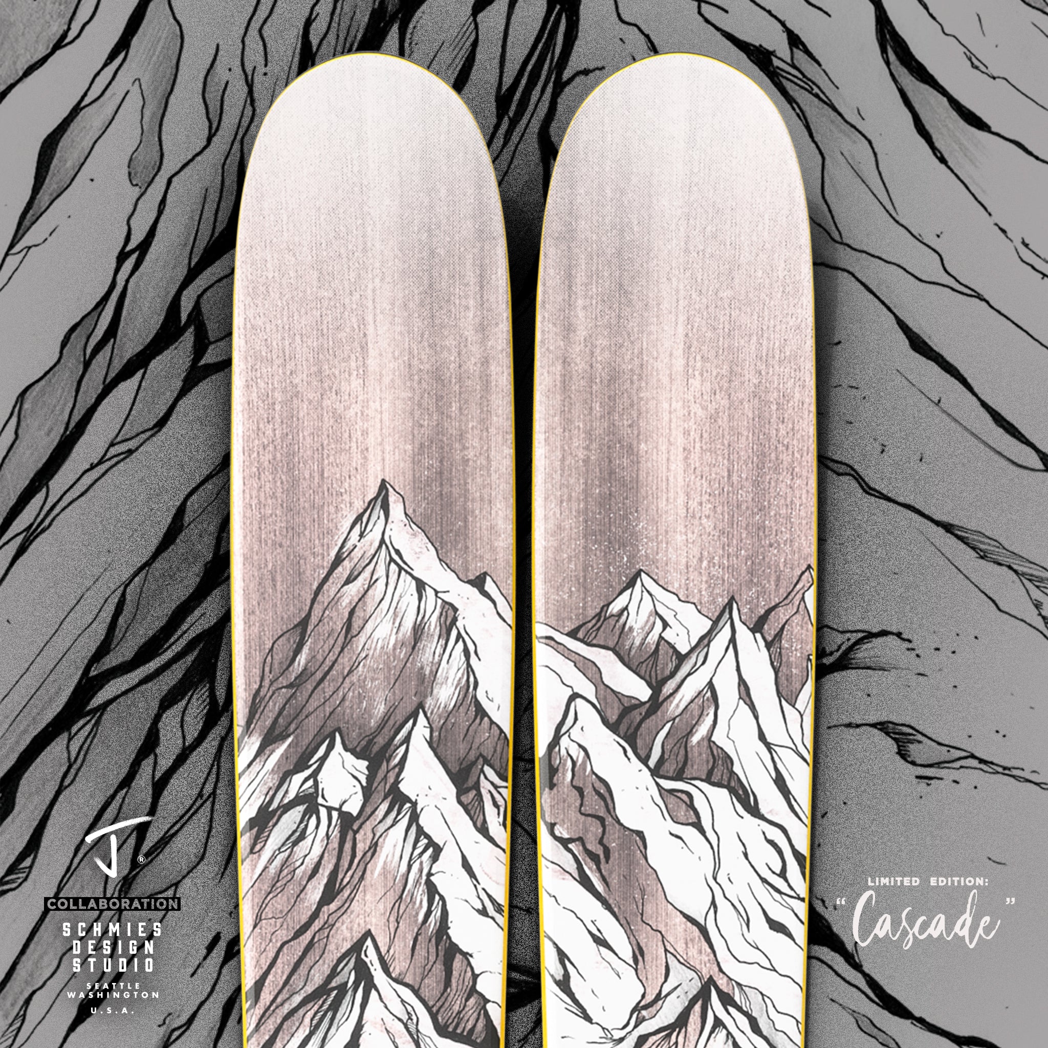 The Friend "CASCADE" Ryan Schmies x J Collab Limited Edition Ski
