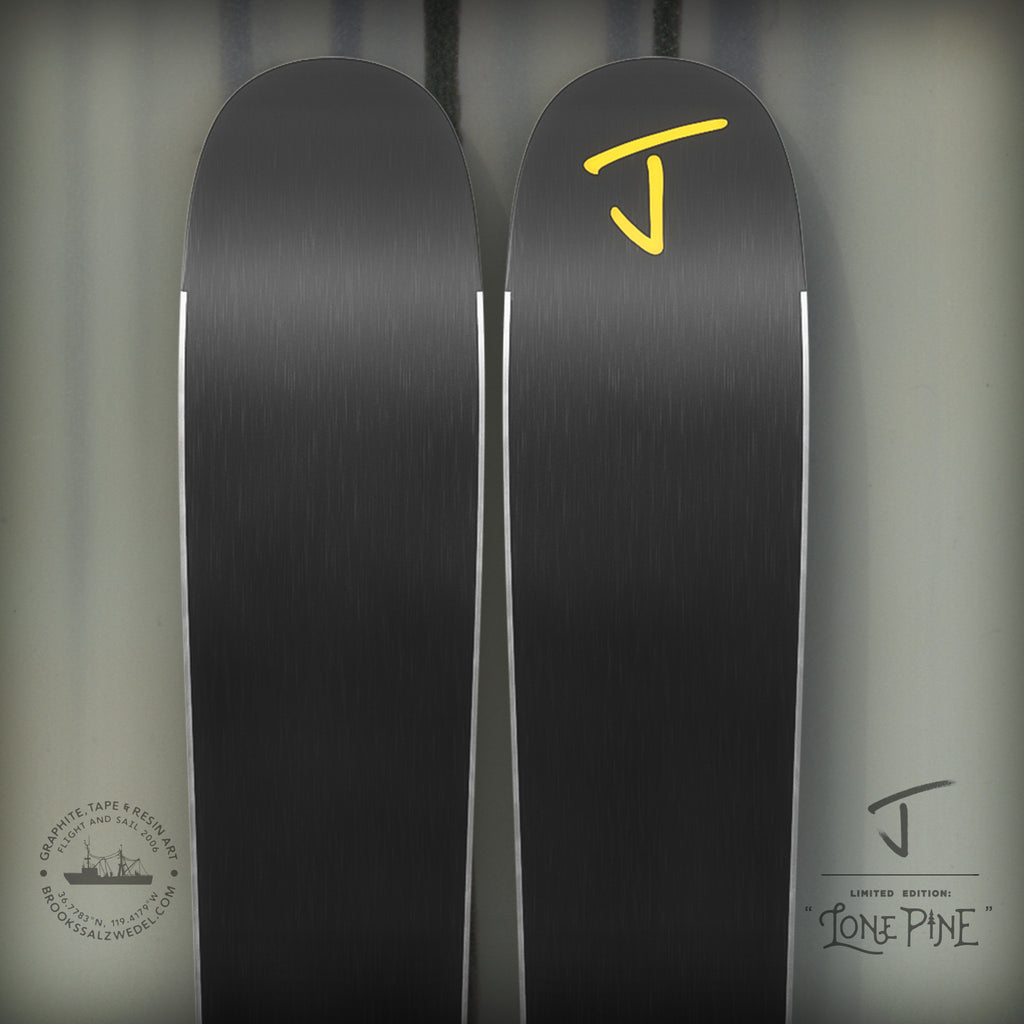 The Metal "LONE PINE" Brooks Salzwedel x J Collab Limited Edition Ski