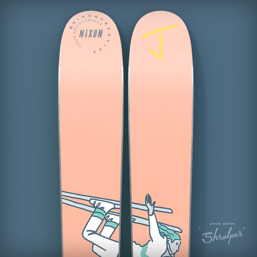 The Whipit "SHRALPER" Chris Nixon x J Collab Limited Edition Ski