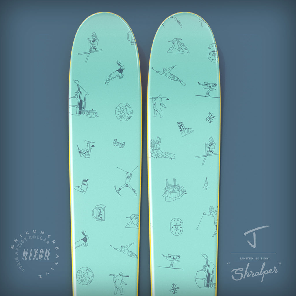 The Whipit "SHRALPER" Chris Nixon x J Collab Limited Edition Ski