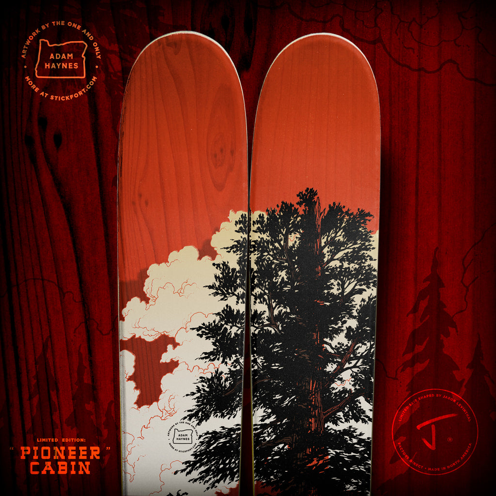 The Friend "PIONEER CABIN" Adam Haynes x J Collab Limited Edition Ski