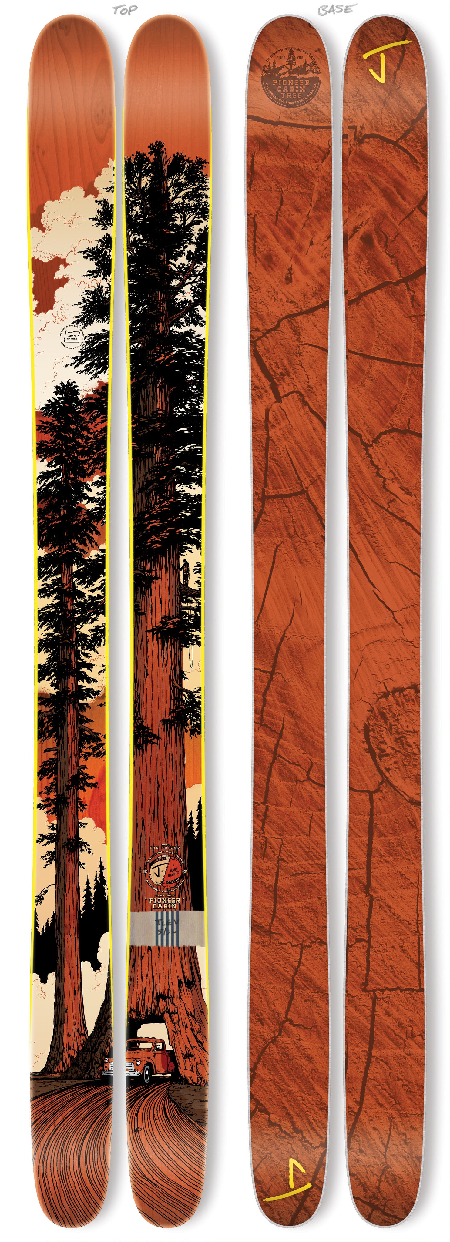 The Friend "PIONEER CABIN" Adam Haynes x J Collab Limited Edition Ski