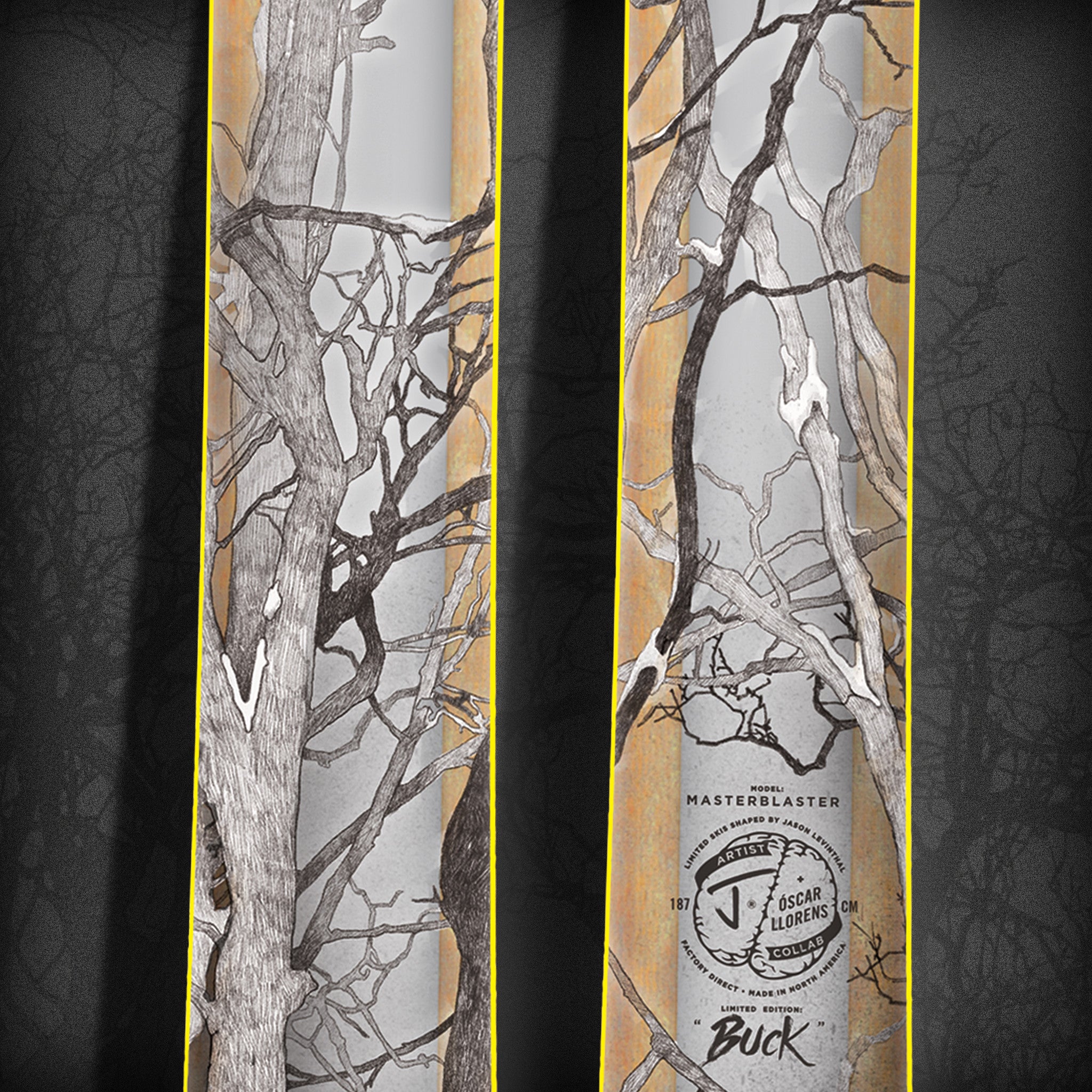The Masterblaster "BUCK" Oscar Llorens x J Collab Limited Edition Ski
