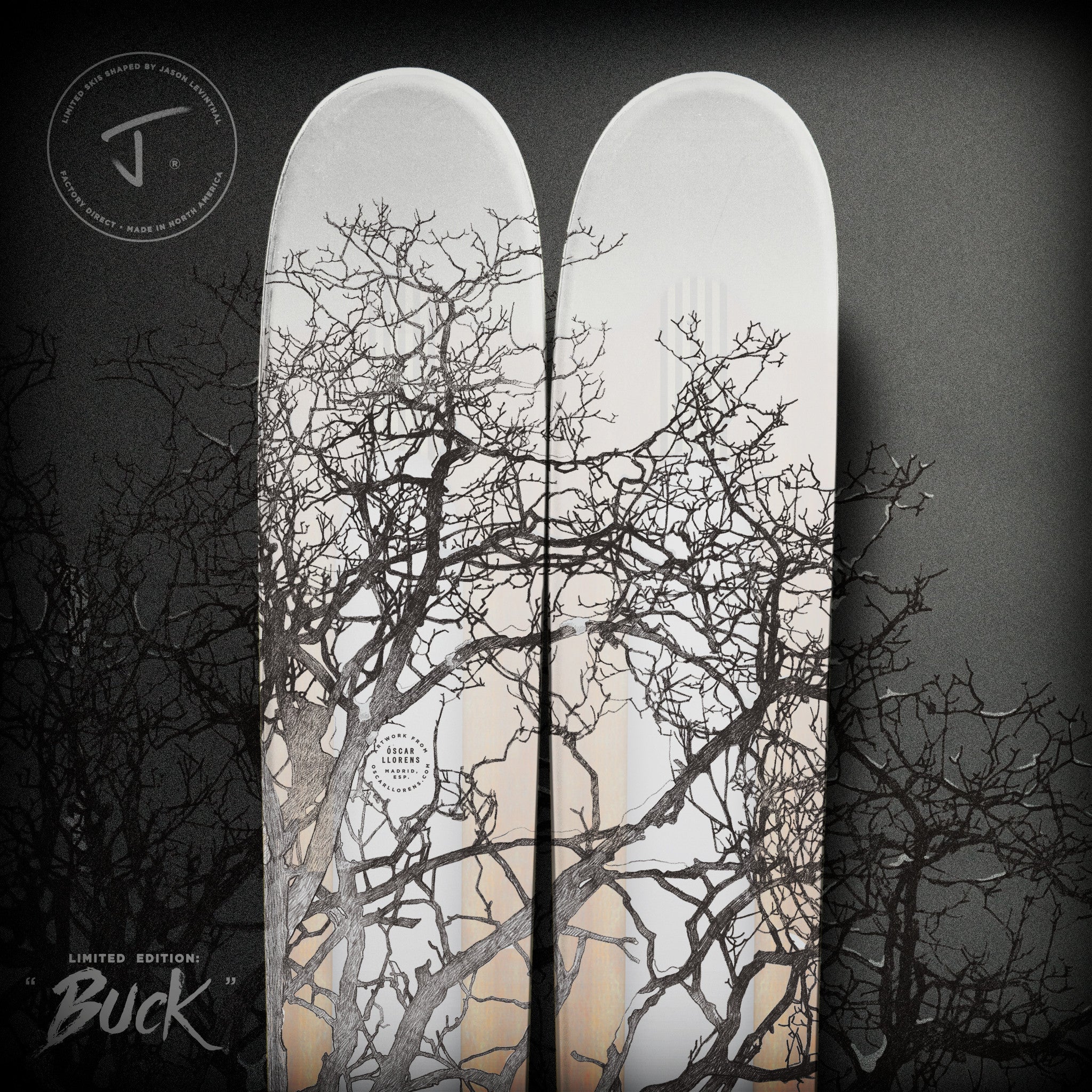 The Masterblaster "BUCK" Oscar Llorens x J Collab Limited Edition Ski