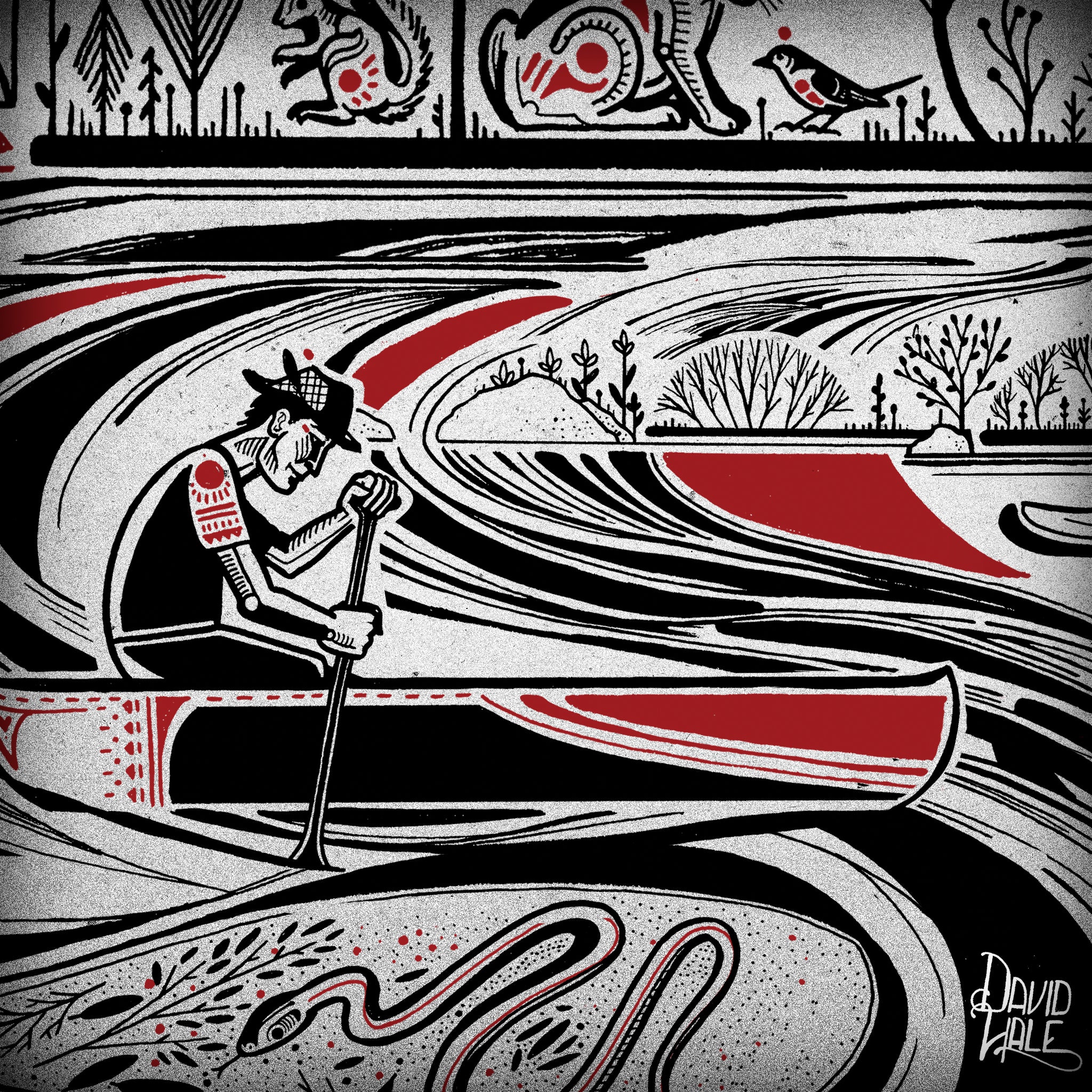 The Masterblaster "RIVER" David Hale x J Collab Limited Edition Ski