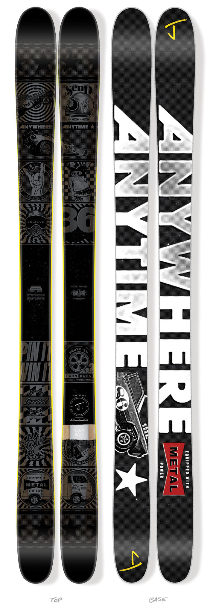 The Metal "GTO" Limited Edition Ski