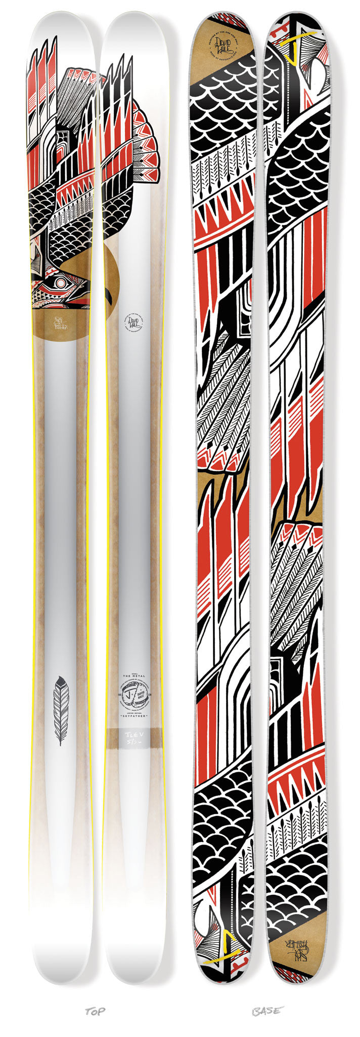 The Metal "SKYFATHER" David Hale x J Collab Limited Edition Ski
