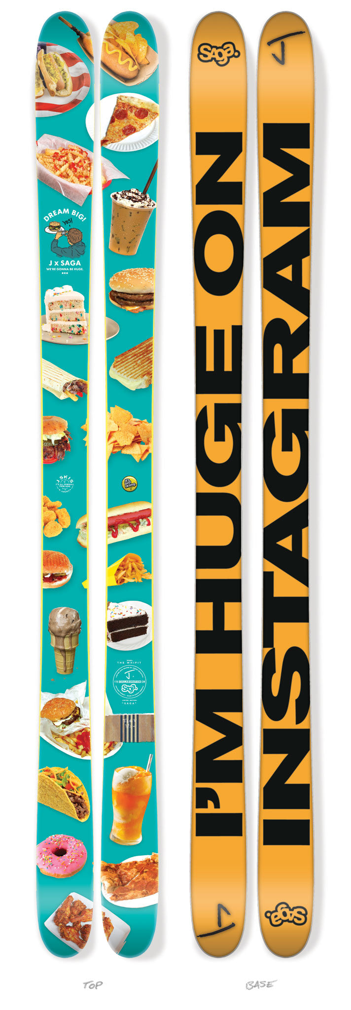 The Whipit "INSTAGRAM" Saga x J Collab Limited Edition Ski