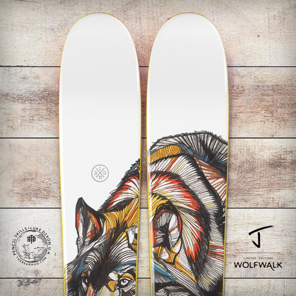 The Metal "WOLF WALK" Luke Dixon x J Collab Limited Edition Ski