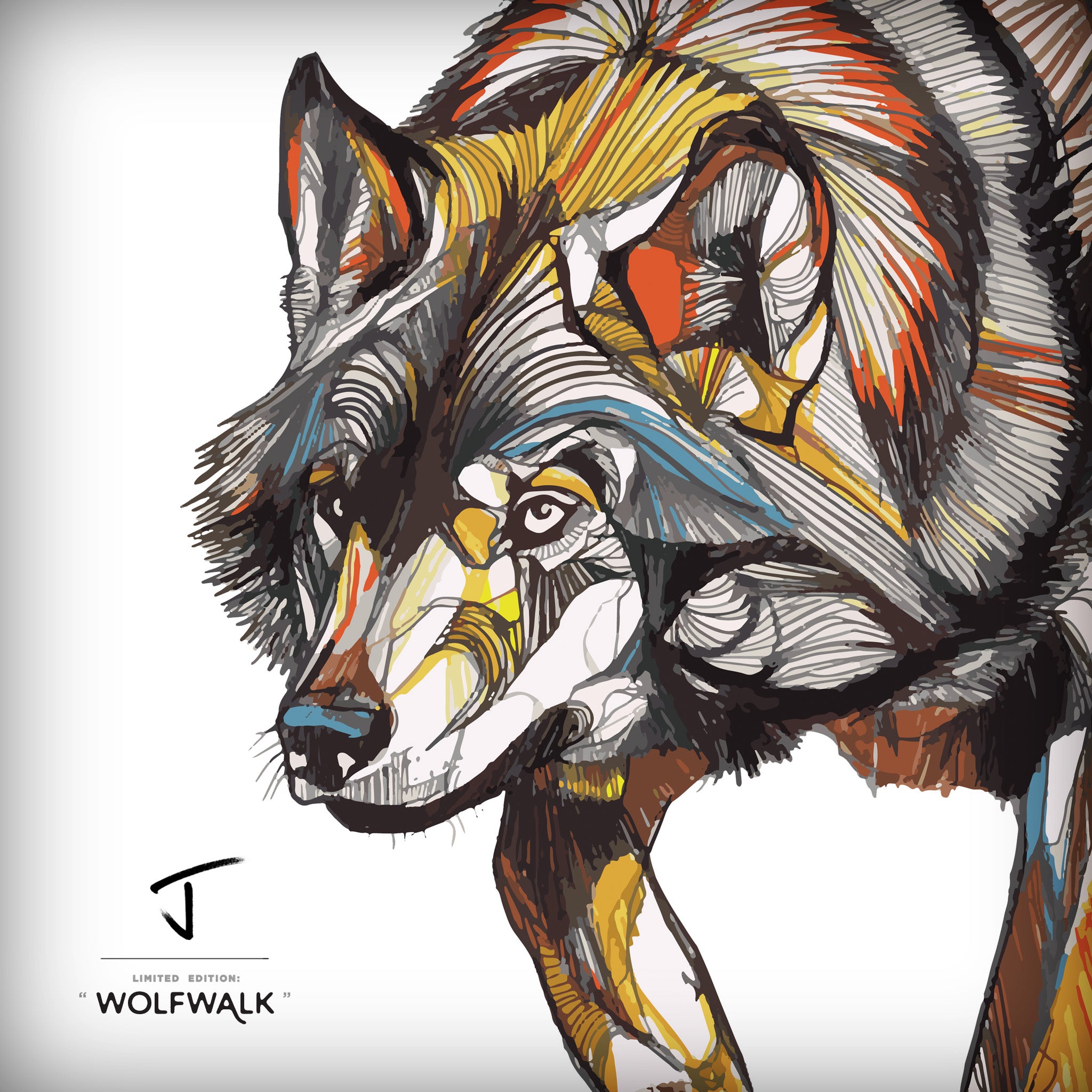 The Metal "WOLF WALK" Luke Dixon x J Collab Limited Edition Ski