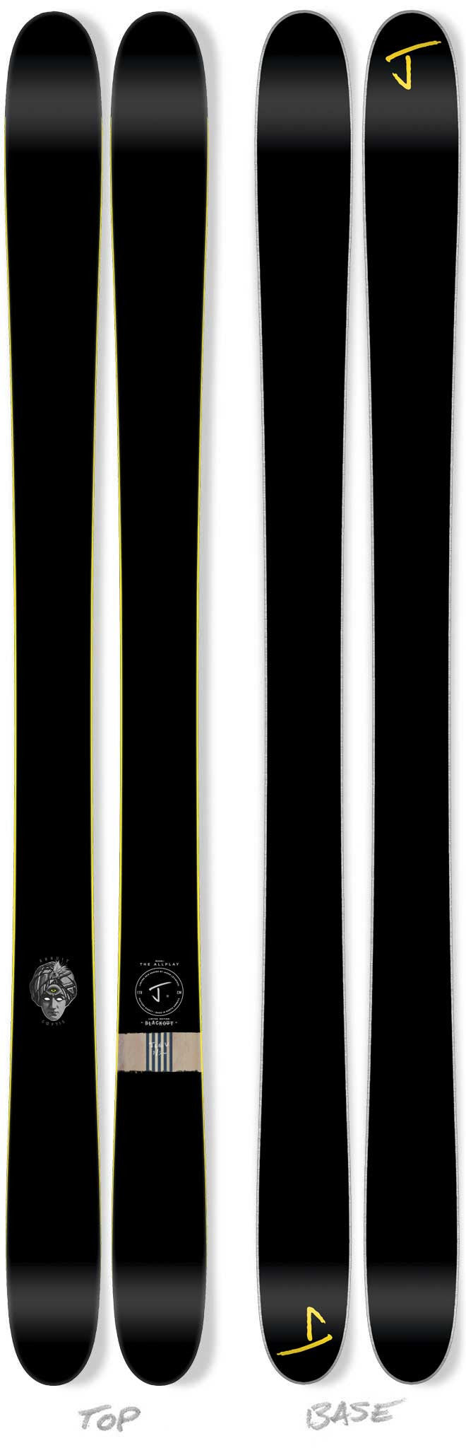 The Allplay "BLACKOUT" Limited Edition Ski