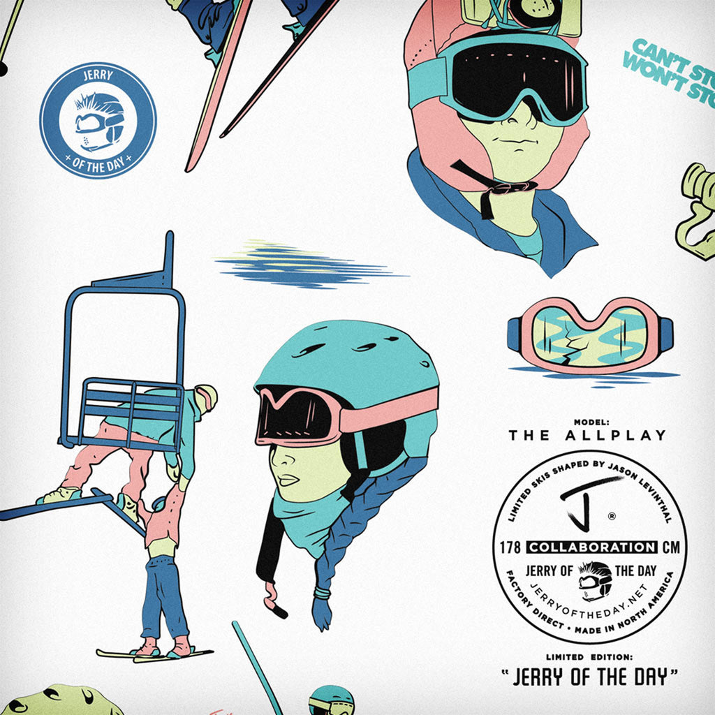 The Allplay "JERRY OF THE DAY" x J Collab Limited Edition Ski