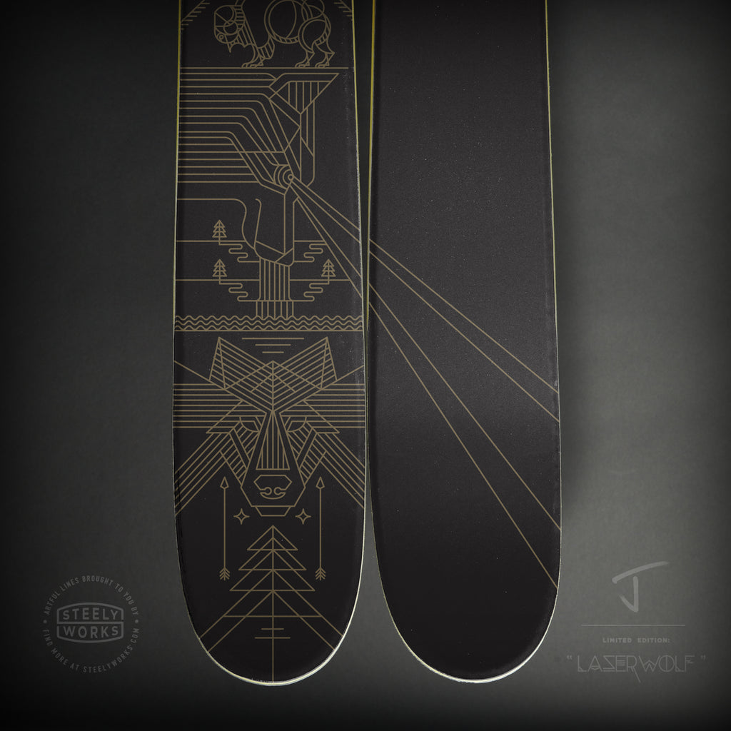 The Whipit "LASERWOLF" Brian Steely x J Collab Limited Edition Ski