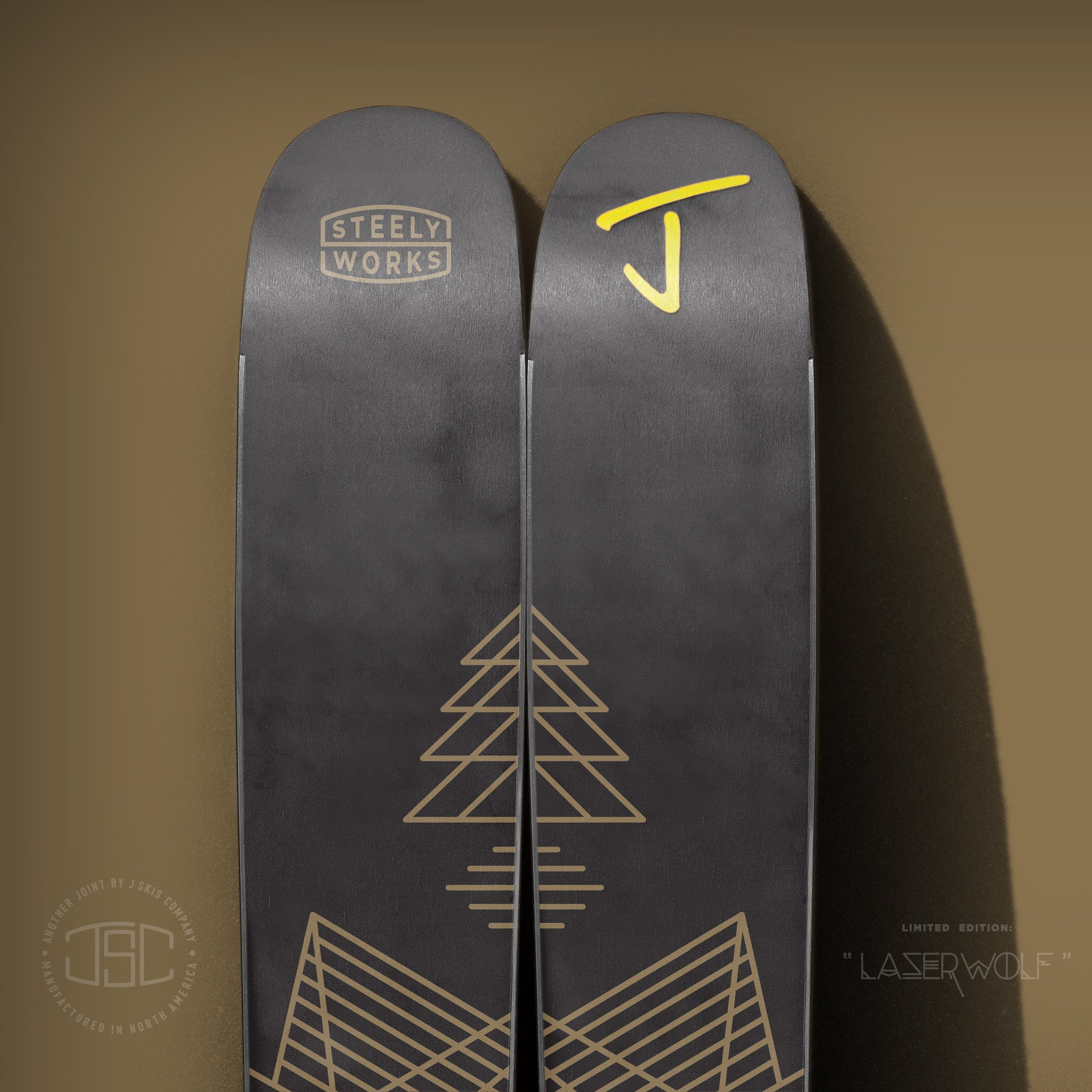 The Whipit "LASERWOLF" Brian Steely x J Collab Limited Edition Ski