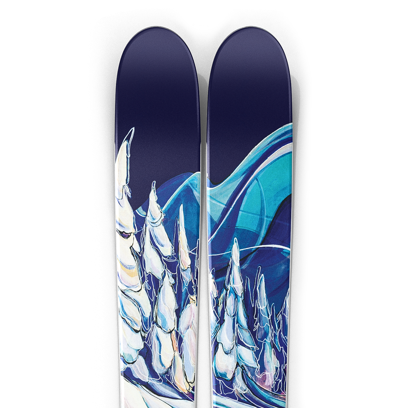 The Slacker "SLOCAN RIVER" Jessa Gilbert x J Collab Limited Edition Ski