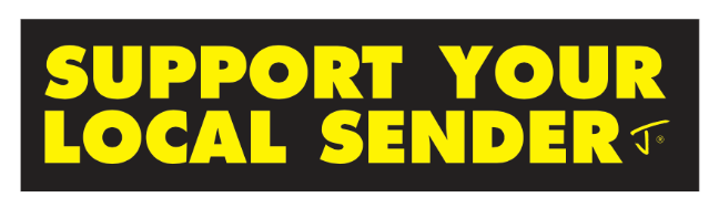 Local Sender Bumper Sticker