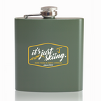 "It's Just Skiing" Flask