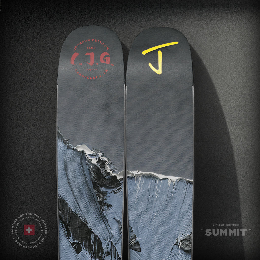 The Metal "SUMMIT" Conrad Godly x J Collab Limited Edition Ski