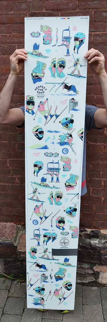 Ski Topsheet Graphic