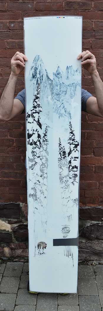 Ski Topsheet Graphic