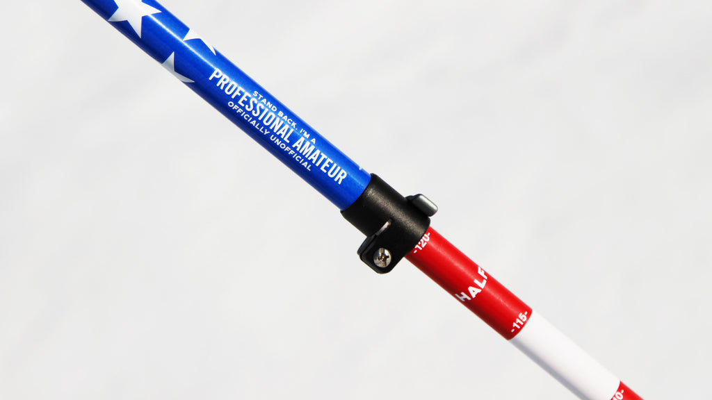 Wizard Staff Adjustable Ski Poles "Flag Pole"